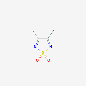 molecular formula C4H6N2O2S B8227678 3,4-二甲基-1,2,5-噻二唑-1,1-二氧化物 