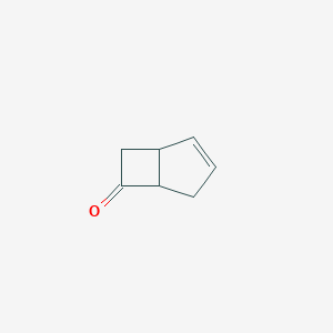 molecular formula C7H8O B082278 双环[3.2.0]庚-2-烯-6-酮 CAS No. 13173-09-6