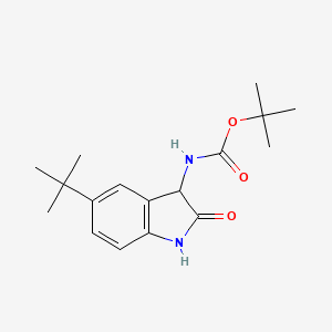Tert-butyl (5-(tert-butyl)-2-oxoindolin-3-YL)carbamate