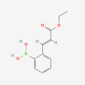 (E)-(2-(3-Ethoxy-3-oxoprop-1-en-1-yl)phenyl)boronic acid
