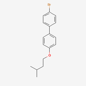 molecular formula C17H19BrO B8228107 4-Bromo-4'-(isopentyloxy)-1,1'-biphenyl 