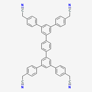 2,2',2'',2'''-(1,4-Phenylenebis([1,1':3',1''-terphenyl]-5',4,4''-triyl))tetraacetonitrile