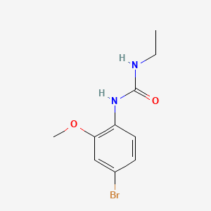 molecular formula C10H13BrN2O2 B8228125 1-(4-Bromo-2-methoxyphenyl)-3-ethylurea 