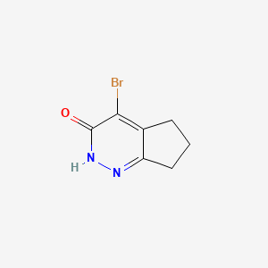 molecular formula C7H7BrN2O B8228154 4-Bromo-6,7-dihydro-2H-cyclopenta[c]pyridazin-3(5H)-one 