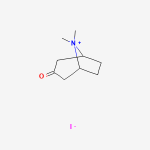 8,8-Dimethyl-3-oxo-8-azoniabicyclo[3.2.1]octane iodide