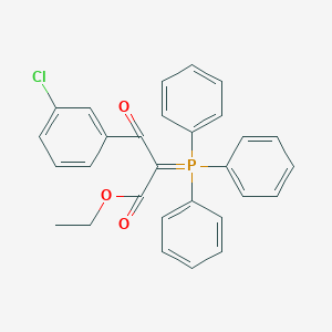 Ethyl 3-(3-chlorophenyl)-3-oxo-2-(triphenyl-lambda5-phosphanylidene)propanoate