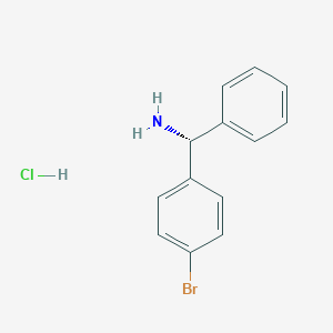 molecular formula C13H13BrClN B8228256 (R)-(4-Bromophenyl)(phenyl)methanamine hydrochloride 