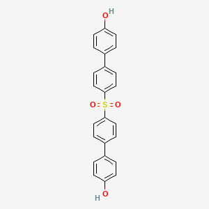 molecular formula C24H18O4S B8228322 4',4'''-Sulfonylbis(([1,1'-biphenyl]-4-ol)) 