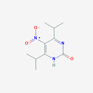 molecular formula C10H15N3O3 B8228324 4,6-Diisopropyl-5-nitropyrimidin-2-ol 