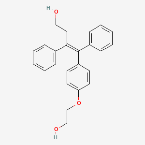 molecular formula C24H24O3 B8228340 (Z)-4-(4-(2-Hydroxyethoxy)phenyl)-3,4-diphenylbut-3-en-1-ol 