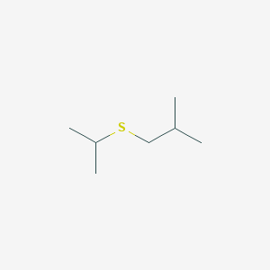 molecular formula C7H16S B082284 硫化物，异丁基异丙基 CAS No. 10359-65-6