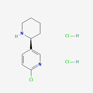 (S)-2-Chloro-5-(piperidin-2-yl)pyridine dihydrochloride