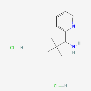 2,2-Dimethyl-1-(pyridin-2-yl)propan-1-amine dihydrochloride