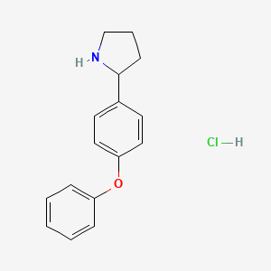 2-(4-Phenoxyphenyl)pyrrolidine hydrochloride