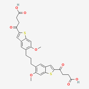 molecular formula C29H28O8S2 B8228594 MSA-2 dimer 