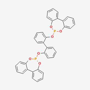 molecular formula C36H24O6P2 B8228698 2,2'-Biphenylylene phosphite 