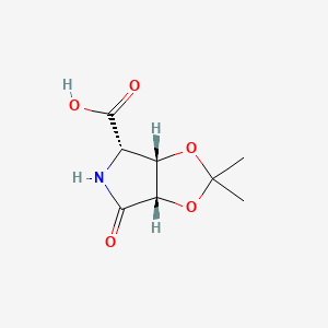 (3aS,4S,6aS)-2,2-dimethyl-6-oxotetrahydro-3aH-[1,3]dioxolo[4,5-c]pyrrole-4-carboxylic acid