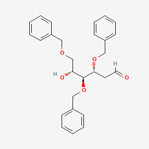 (3R,4S,5R)-3,4,6-Tris(benzyloxy)-5-hydroxyhexanal