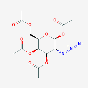 molecular formula C14H19N3O9 B8228758 1,3,4,6-Tetra-O-acetyl-2-azido-2-deoxy-B-D-galactopyranose 