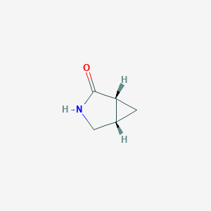 molecular formula C5H7NO B8228825 (1R,5S)-3-Azabicyclo[3.1.0]hexan-2-one 