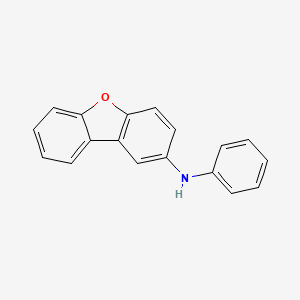 molecular formula C18H13NO B8228839 N-phenyl-2-Dibenzofuranamine 