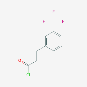 3-[3-(Trifluoromethyl)phenyl]propanoyl chloride