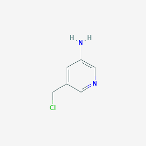 molecular formula C6H7ClN2 B8228993 5-(Chloromethyl)pyridin-3-amine 