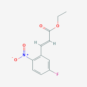 (E)-3-(5-Fluoro-2-nitrophenyl)acrylic acid ethyl ester