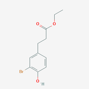 molecular formula C11H13BrO3 B8229009 Ethyl 3-(3-bromo-4-hydroxyphenyl)propanoate 