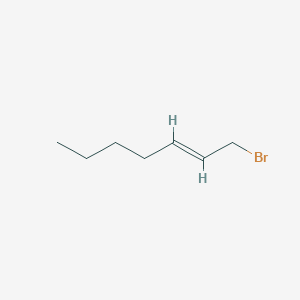 molecular formula C7H13Br B8229020 (E)-1-溴庚-2-烯 