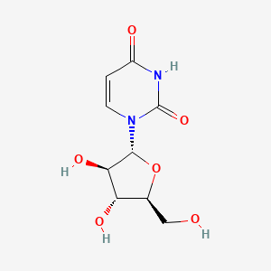 molecular formula C9H12N2O6 B8229056 1-[(2R,3R,4R,5S)-3,4-dihydroxy-5-(hydroxymethyl)tetrahydrofuran-2-yl]pyrimidine-2,4-dione 