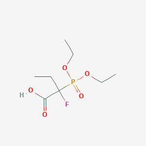 Ethyl 2-(diethoxyphosphoryl)-2-fluoroacetic acid