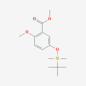 molecular formula C15H24O4Si B8229078 Methyl 2-methoxy-5-(t-butyldimethylsilyloxy)benzoate 