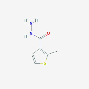 molecular formula C6H8N2OS B8229085 2-Methylthiophene-3-carbohydrazide 