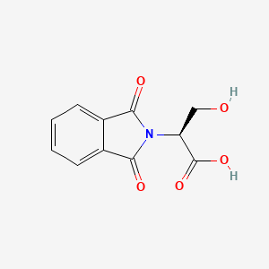 molecular formula C11H9NO5 B8229131 (2S)-2-(1,3-dioxo-2,3-dihydro-1H-isoindol-2-yl)-3-hydroxypropanoic acid 