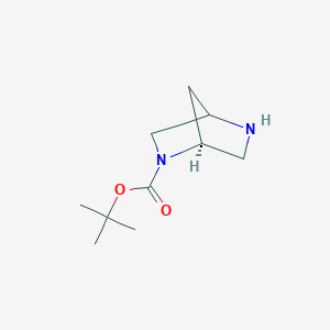 molecular formula C10H18N2O2 B8229139 (1S,4S)-(-)-2-Boc-2,5-diazabicyclo[2.2.1]heptane 