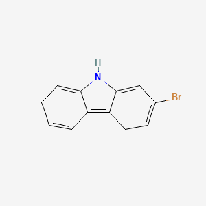 molecular formula C12H10BrN B8229156 7-bromo-5,9-dihydro-2H-carbazole 