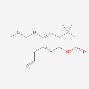 7-Allyl-6-methoxymethoxy-4,4,5,8-tetramethyl-chroman-2-one