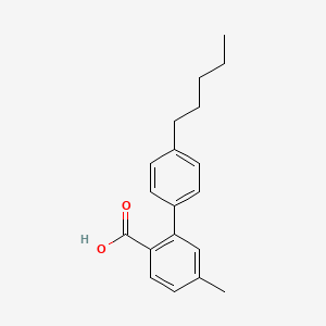 4-Methyl-2-(4-pentylphenyl)benzoic acid