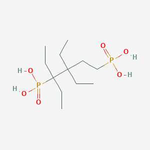 (3,4,4-Triethyl-6-phosphonohexan-3-yl)phosphonic acid