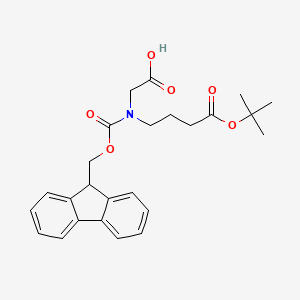 molecular formula C25H29NO6 B8229238 N-Fmoc-N-[4-(tert-butoxy)-4-oxobutyl]glycine 