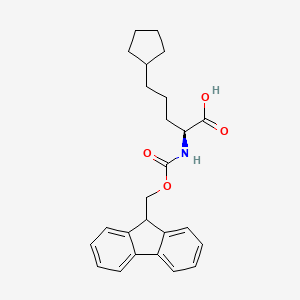 (S)-2-(Fmoc-amino)-5-cyclopentylpentanoic acid