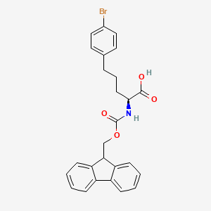 (S)-2-(Fmoc-amino)-5-(4-bromophenyl)pentanoic acid
