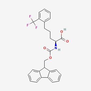 Fmoc-(S)-2-amino-5-(2-trifluoromethylphenyl)pentanoic acid