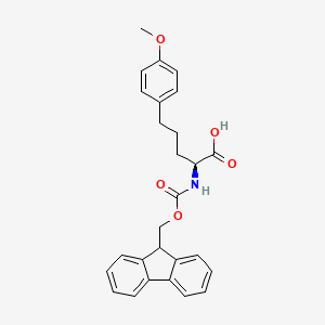 Fmoc-(S)-2-amino-5-(4-methoxyphenyl)pentanoic acid