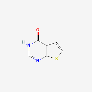 molecular formula C6H6N2OS B8229356 4a,7a-Dihydrothieno[2,3-d]pyrimidin-4(3H)-one 