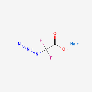 molecular formula C2F2N3NaO2 B8229361 Sodium;2-azido-2,2-difluoroacetate 