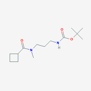 Tert-butyl N-[3-(1-cyclobutyl-N-methylformamido)propyl]carbamate