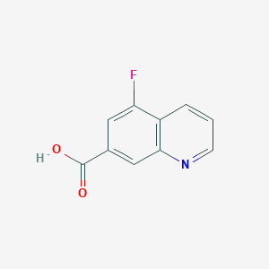 molecular formula C10H6FNO2 B8229422 5-Fluoroquinoline-7-carboxylic acid 