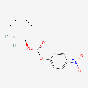 molecular formula C15H17NO5 B8229537 rel-(1R-2E-pS)-Cyclooct-2-en-1-yl (4-nitrophenyl) carbonate 